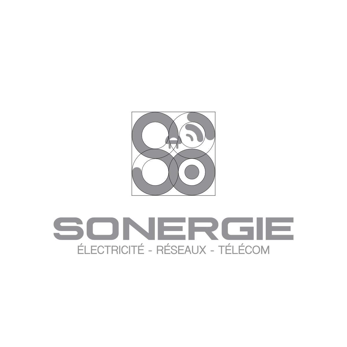 SO Nergie installation de borne de recharge à Dijon, construction du logo