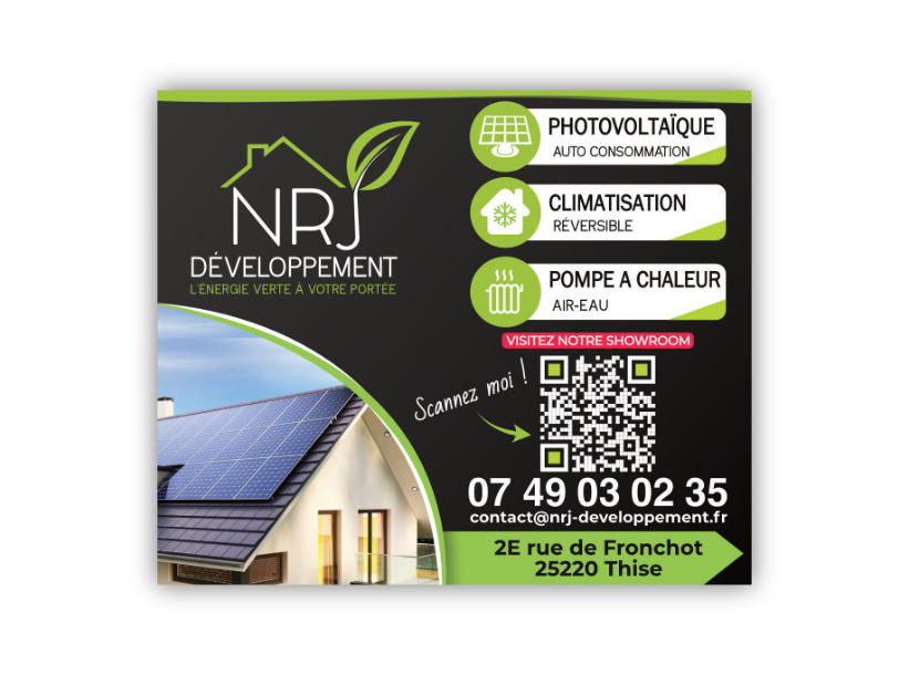 création panneau publicitaire golf nrj développement bourgogne franche comté agence de communication digitale