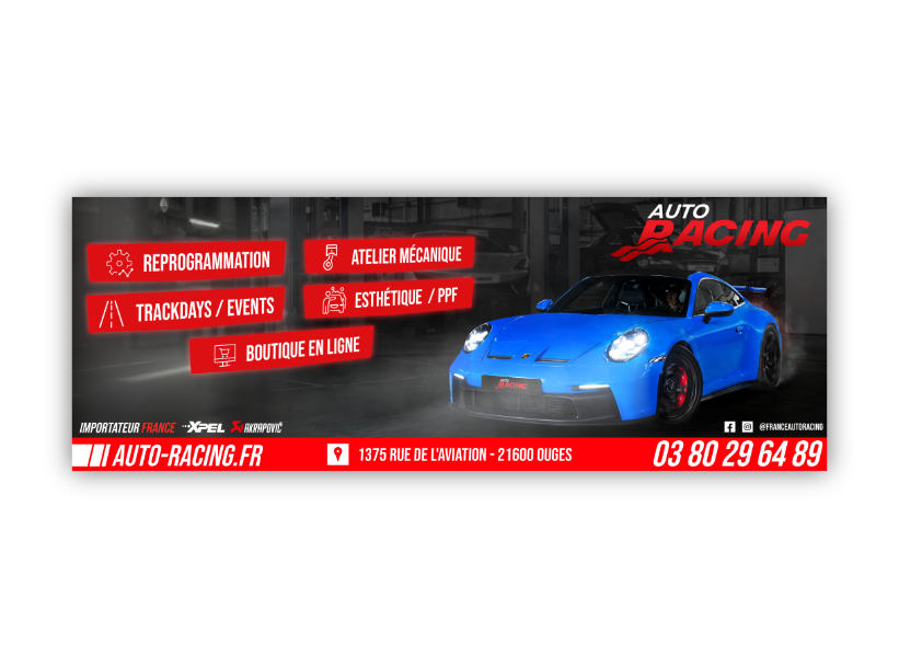création publicité pub pitlane circuit automobile dijon-prenois dijon auto-racing bourgogne franche comté agence de communication digitale