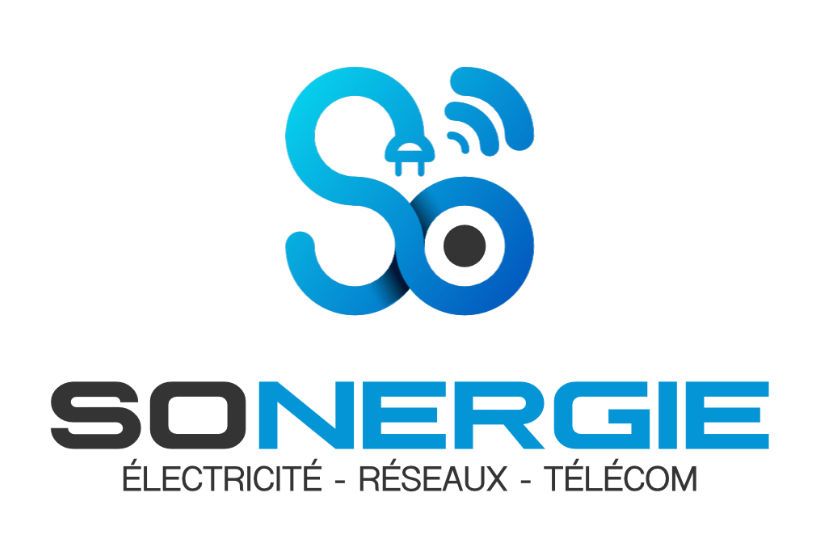 création logo sonergie électricité réseaux télécom dijon bourgogne franche comté