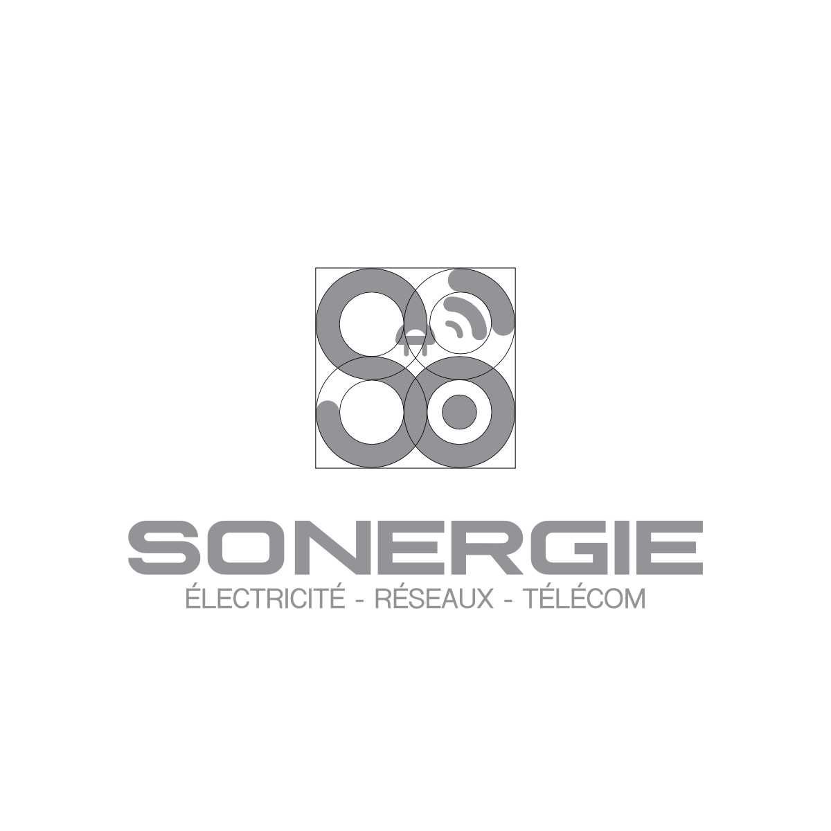 SO Nergie installation de borne de recharge à Dijon, construction du logo