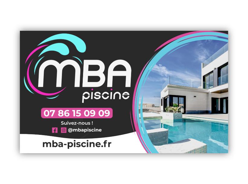 création publicité pub magazine MBA piscine bourgogne franche comté agence de communication digitale spark's